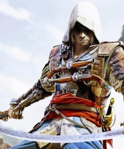 Assassins Creed Video Game paint by number