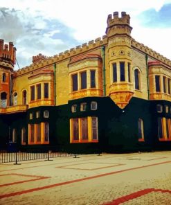 Bangalore Palace In Bangaluru India paint by number