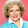 Beautiful Betty White paint by number