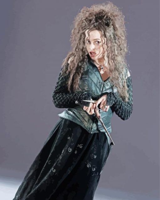 Bellatrix Harry Potter Character paint by number