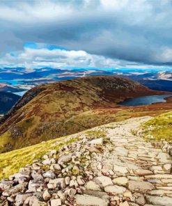 Ben Nevis Landscape paint by number