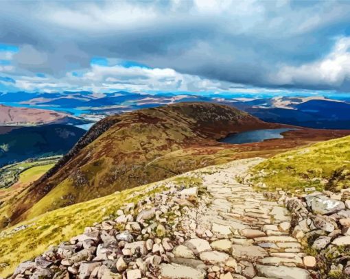 Ben Nevis Landscape paint by number