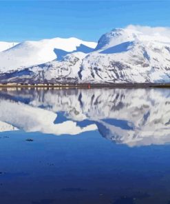 Ben Nevis Reflection paint by number