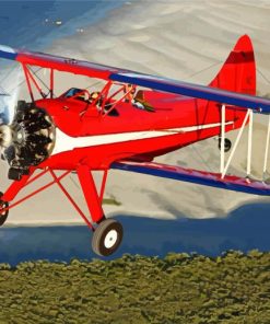 Biplane Fun Flights paint by number