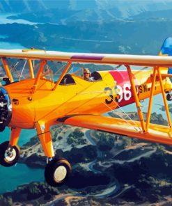 Biplane Rides paint by number