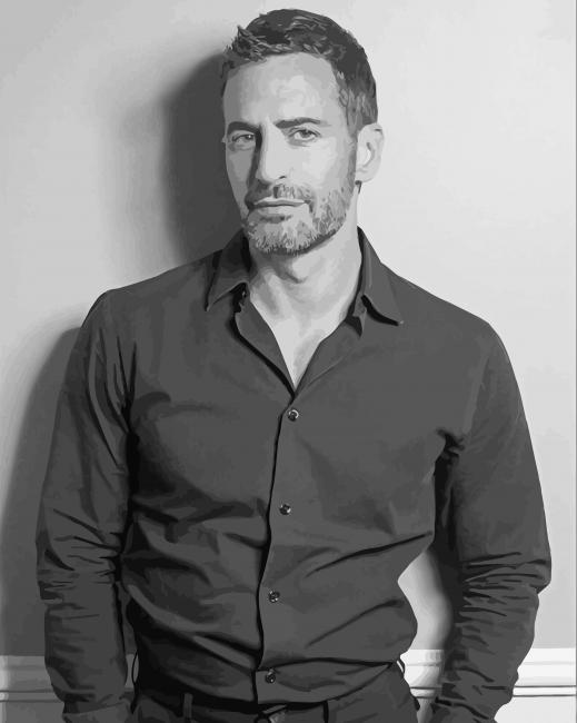 Black And White Marc Jacobs paint by number