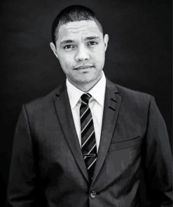 Black And White Trevor Noah paint by number