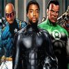 Black Superheroes paint by number