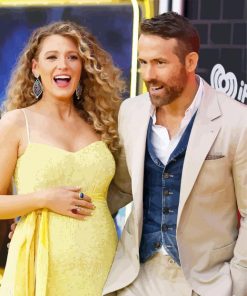 Blake Lively And Ryan Reynolds paint by number