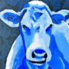 Blue Cow Art paint by number