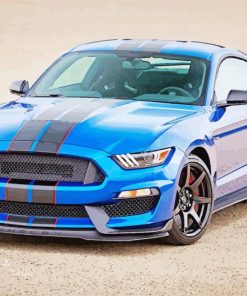 Blue Ford Shelby GT350 Cars paint by number