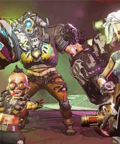 Borderlands Video Game Series paint by number