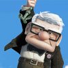 Carl Fredericksen Disney Up paint by number