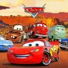 Cars Movie Poster paint by number