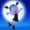 Cartoon Vampire Girl paint by number