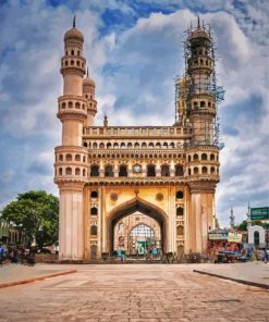 Charminar In Hyderabad paint by number