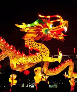 Chinese New Year Dragon paint by number