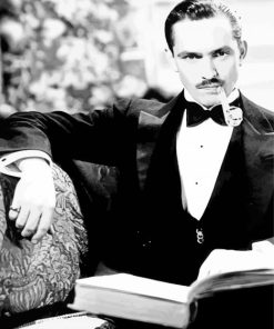 Classy Fredric March paint by number