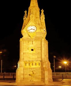 Clock Tower In Waterford paint by number