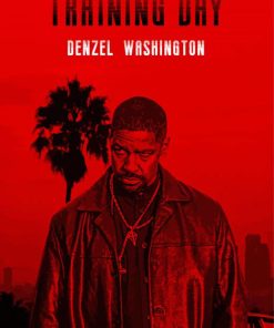 Denzel Washington Training Day Poster paint by number