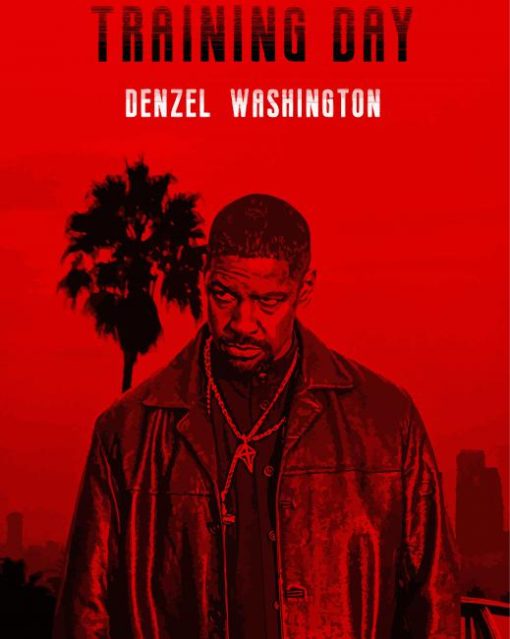 Denzel Washington Training Day Poster paint by number