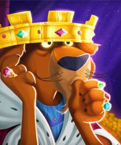 Disney King John paint by number