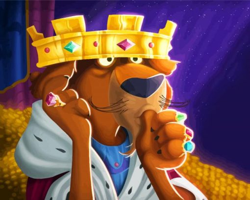 Disney King John paint by number