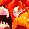 Dragon BallZ Gogeta paint by number