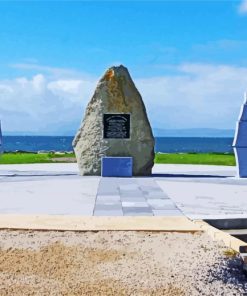 Famine Ship Memorial Galway paint by number