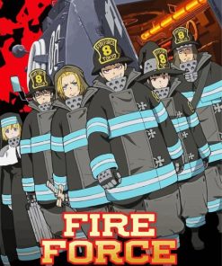 Fire Force paint by number