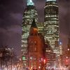 Flatiron Building At Night paint by number