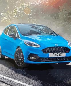 Ford Fiesta paint by number