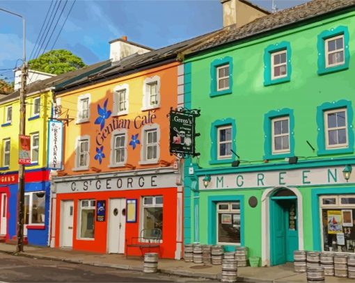 Galway Colorful Building paint by number