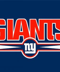 Giants Football Logo paint by number