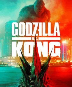 Godzilla Vs kong Poster paint by number