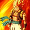 Gogeta Anime Character paint by number