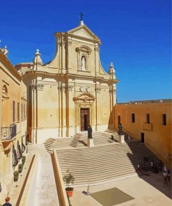 Gozo Cathedral paint by number