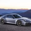 Grey Porsche Car Engines paint by number