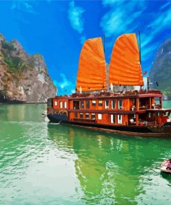 Ha Long Bay Landscape paint by number