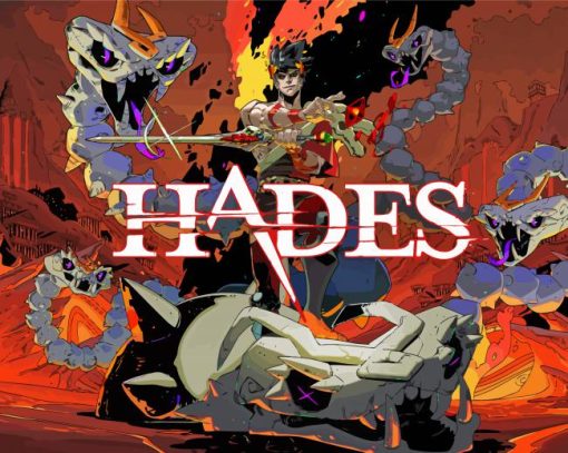 Hades Illustration paint by number