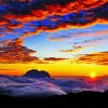 Haleakala National Park At Sunset paint by number