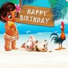 Happy Birthday Baby Moana paint by number