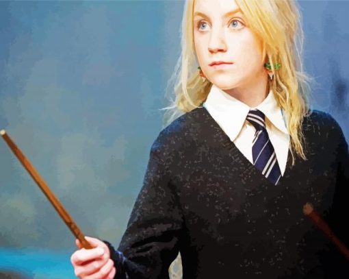 Harry Potter Luna Lovegood paint by number