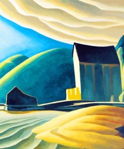 Ice House Lawren Harris paint by numbers