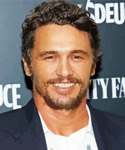 James Franco Actor paint by number