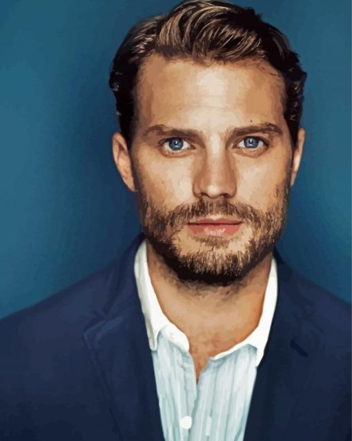 Jamie Dornan paint by number