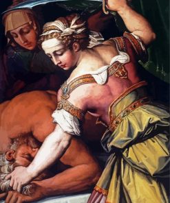 Judith And Holofernes By Giorgio Vasari paint by number