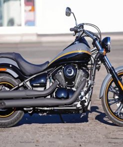 Kawasaki Vulcan Motorcycle paint by number