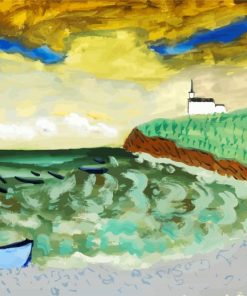 Landscape By Milton Avery paint by number