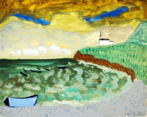 Landscape By Milton Avery paint by number